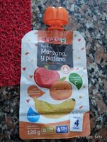 Puré de manzana y plátano