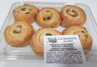 Caracola crema/pasas