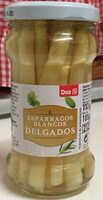 Espárragos blancos delgados