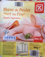 Blanc de Poulet doré au Four (Qualité Supérieure) 4 Tranches