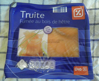 Truite fumée au bois de hêtre tranchée
