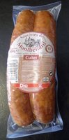 Saucisses de Montbéliard fumées et cuites Dia
