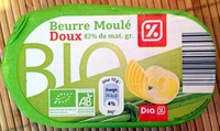 Beurre moulé doux bio (82% MG)