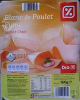 Blanc de Poulet Fumé (Qualité Choix) 4 Tranches