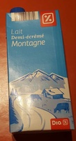 Lait demi-écrémé Montagne
