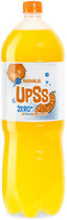Naranja 2L con gas 0% azúcares añadidos.