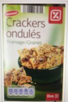 Crackers ondulés Fromage graines