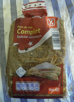Pain de mie Complet Spécial sandwich