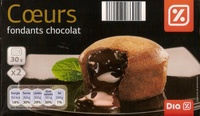 Coeurs fondants chocolat