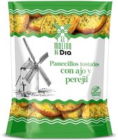 Pan tostado con ajo, perejil y AOVE