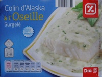 Colin d'Alaska à l'Oseille, Surgelé