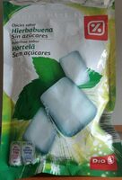 Chicles sabor hierbabuena sin azúcares
