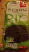 Galettes de Riz Bio au Chocolat Noir