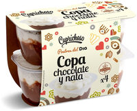 Copa de chocolate y nata