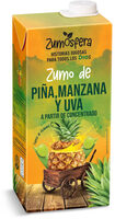 Zumo de piña, manzana y uva