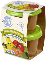 Puré tres frutas
