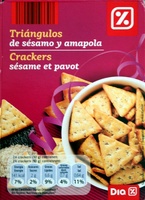 Crackers sésame et pavot