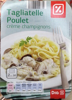 Tagliatelle Poulet, crème champignons