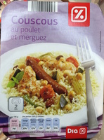 Couscous au poulet et merguez