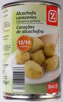 Alcachofa corazones