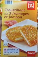 Croustillant aux 3 fromages et jambon