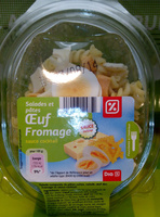 Salades et pâtes oeuf fromage