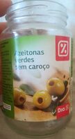 Azeitonas verdes sem caroço
