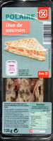 Sandwich au pain polaire duo de saumon