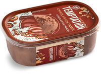 Helado de chocolate con trocitos de chocolate