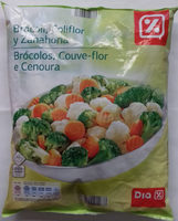 Brócoli, coliflor y zanahoria