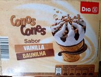 Conos sabor vainilla