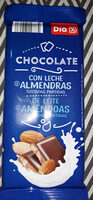 Chocolate de Leite e Amêndoas Tostadas Partidas