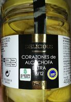 Corazones de alcachofa