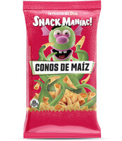 Conos de maíz con queso y bacon