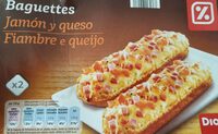 Baguettes, Fiambre e queijo