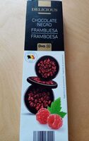 Chocolate negro con frambuesa