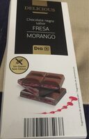 Chocolate negro sabor fresa