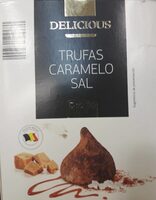 Delicious trufas caramelo sal