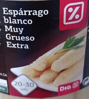 Espárrago Blanco Muy Grueso Extra