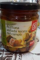 Aceituna aliñada receta del campo
