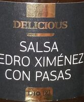 Salsa Pedro Ximénez con pasas