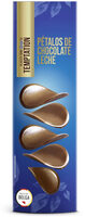 Pétalos de chocolate con leche
