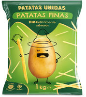 Patatas finas prefritas