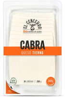 Queso de cabra tierno lonchas