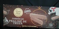 Turrón de praliné de trufa