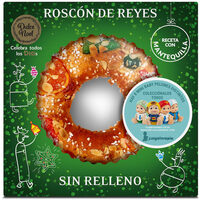 Roscón de reyes sin relleno