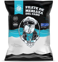 Filetes de merluza del cabo.