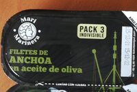 Filete de anchoa en aceite de oliva