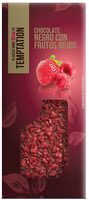 Chocolate negro con frutos rojos