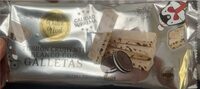 Turrón crujiente blanco con galletas